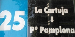 Paradas línea 25 de Avanza en Zaragoza