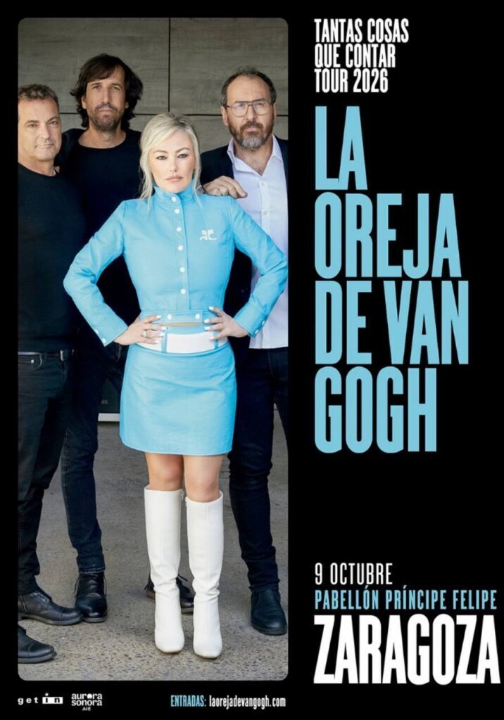 Concierto de La Oreja de Van Gogh en Zaragoza 2026