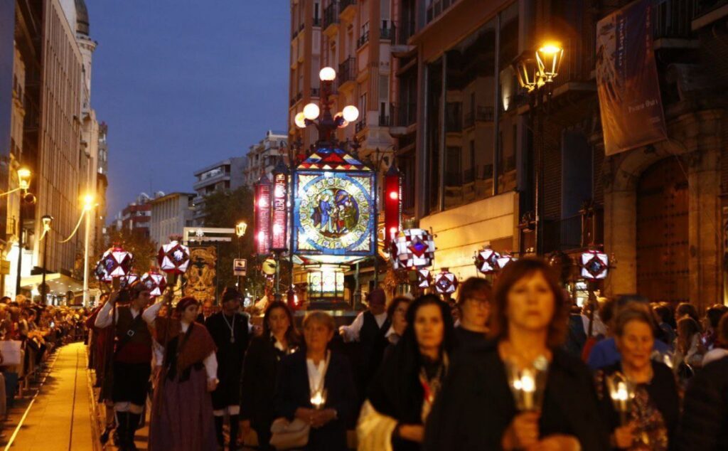 Recorrido Rosario Cristal Zaragoza 2025