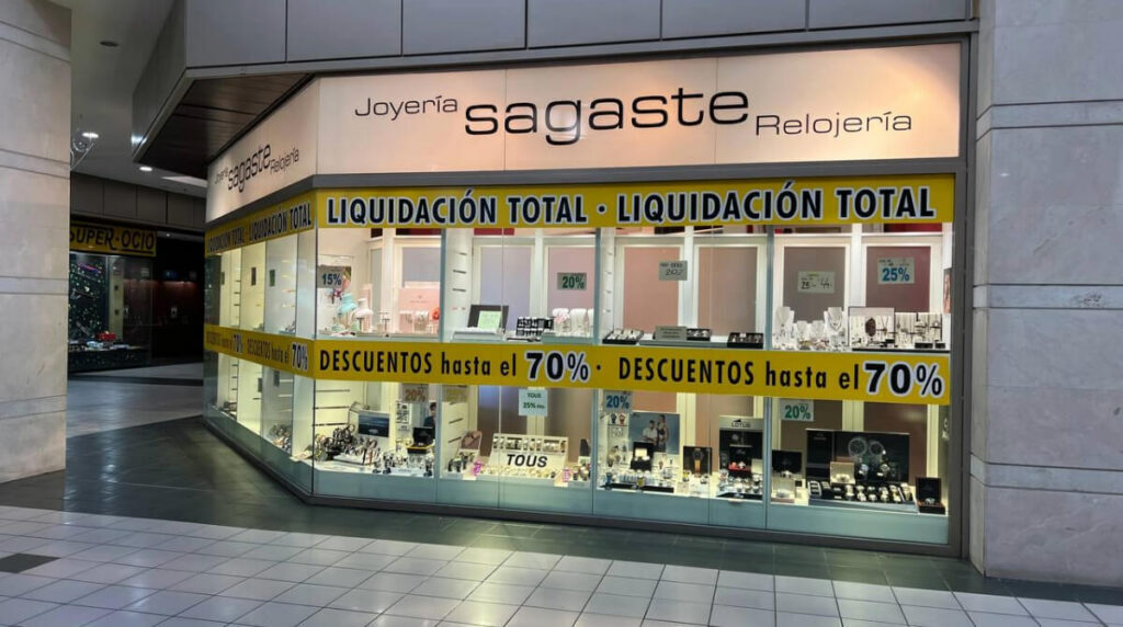 Cierre de Sagaste en Zaragoza
