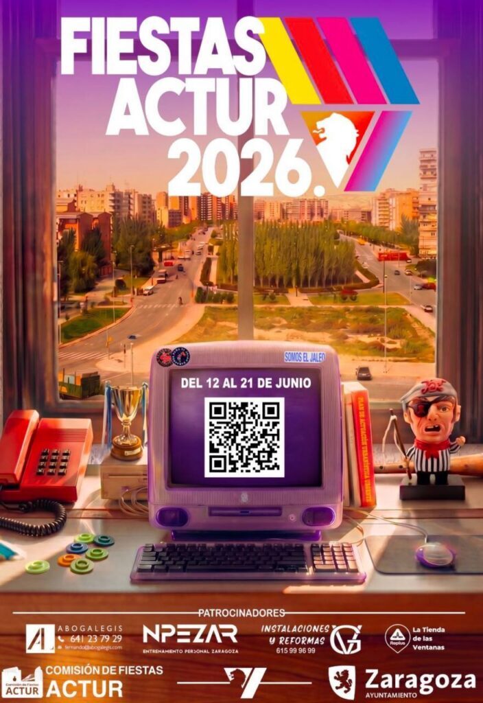 Cartel de las fiestas del Actur 2026