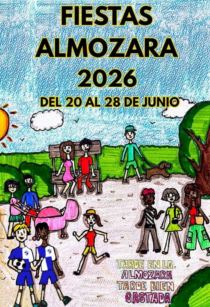 Cartel de las fiestas de La Almozara 2026