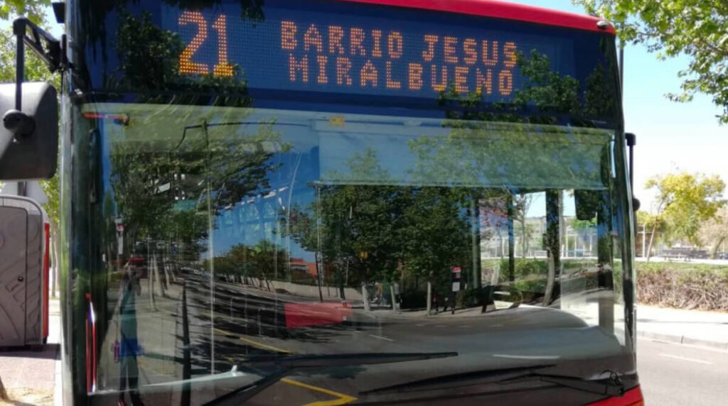 Línea 21 Avanza Zaragoza horarios recorrido paradas
