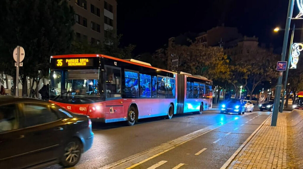 Línea 35 Avanza Zaragoza paradas recorrido