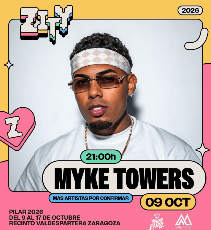 Myke Towers en Zaragoza 2026
